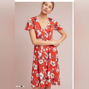 Regents Floral Midi Dress by London Rose Sz L